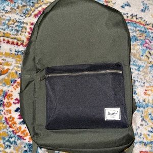 Herschel Settlement Backpack (green & black)